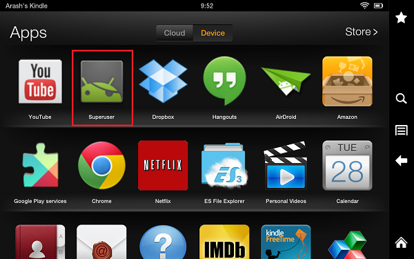 Unroot Kindle Fire HD